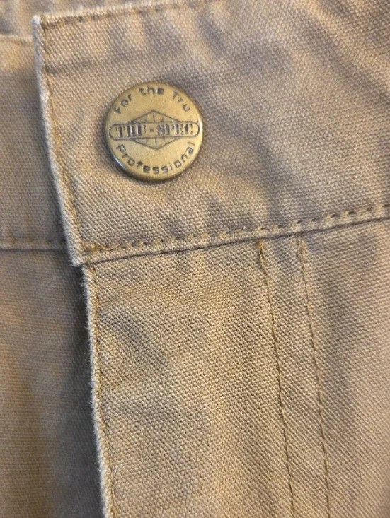 Men's Tan Cargo Pants with Multiple Utility Pockets - Picture 2 of 7